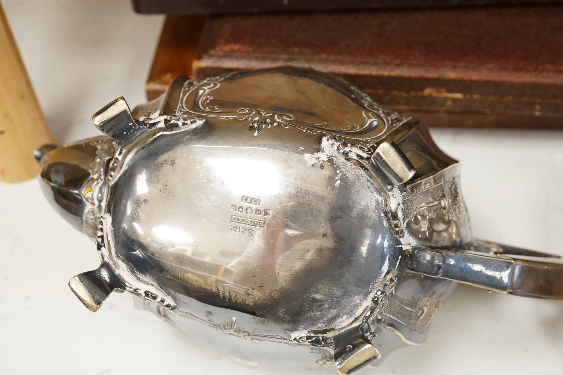 A small collection of assorted plated wares